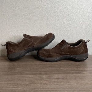 LL Bean Women's Size 8.5 Slip On Moc Loafer Casual Comfort Shoes Brown Suede